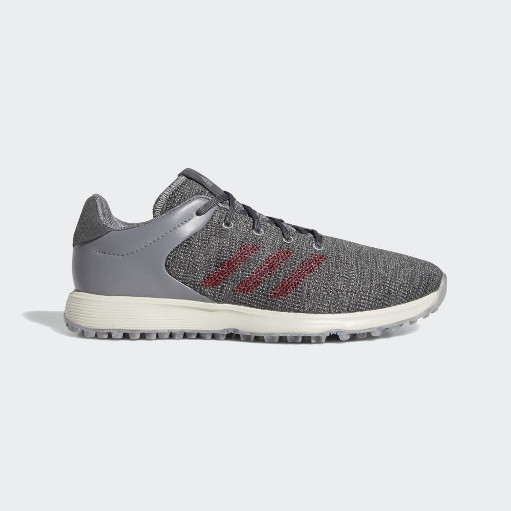 Adidas S2G Hrvatska - Muške Cipele Za Golf - Sive/Bordo/Sive (ATMHPN169)